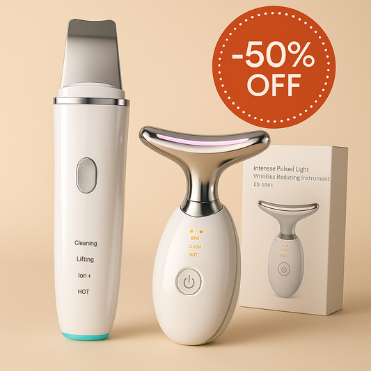 Masseur facial avec épurateur de la peau
